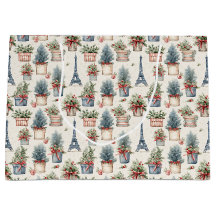 Eiffel Tower, French Topiaries Paris Christmas