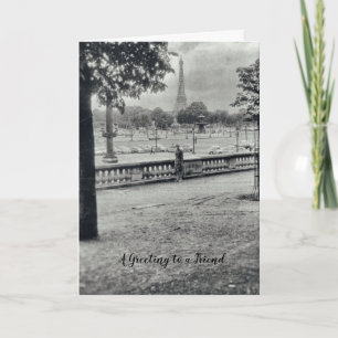 Eiffel Tower Friendship Card