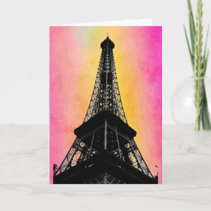 Eiffel Tower Greeting Card