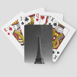 Eiffel Tower (In Black And White) Playing Cards