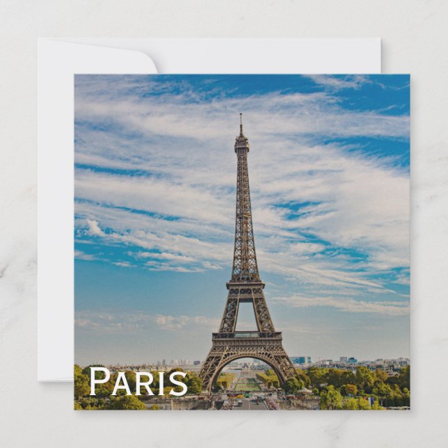 Eiffel tower in Paris (Front)