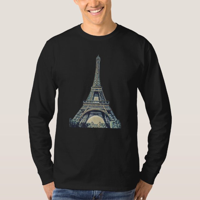 Eiffel Tower in Paris  2 T-Shirt (Front)
