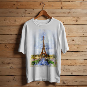Eiffel Tower in Paris during sunset nr2 T-Shirt