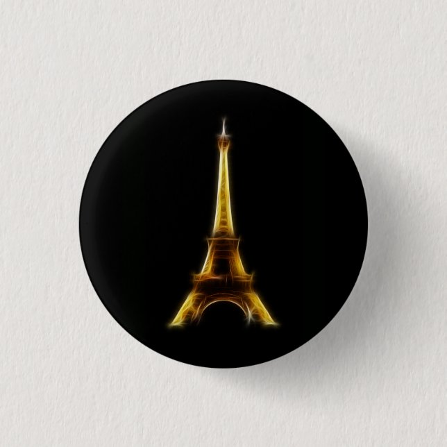 Eiffel Tower in Paris France 3 Cm Round Badge (Front)