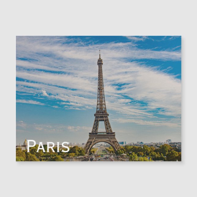 Eiffel tower in Paris Magnet (Front)