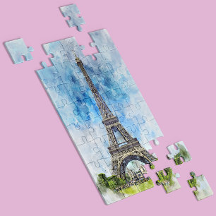 Eiffel Tower in Paris nr2 Jigsaw Puzzle