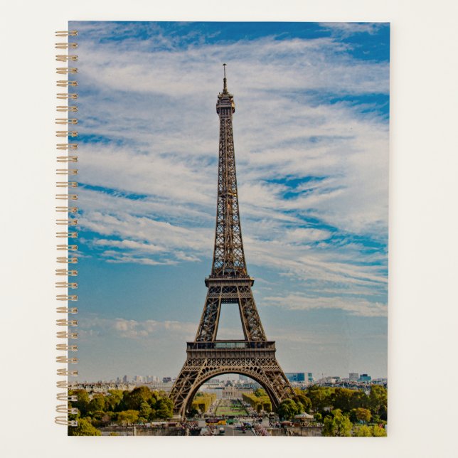 Eiffel tower in Paris Planner (Front)
