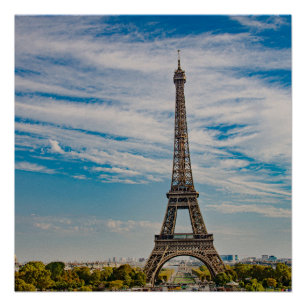 Eiffel tower in Paris Poster
