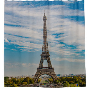 Eiffel tower in Paris Shower Curtain