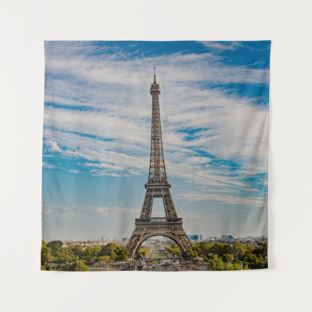 Eiffel tower in Paris Tapestry (Front)