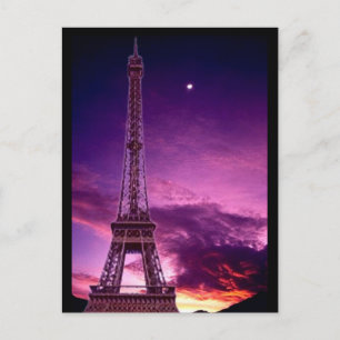 Eiffel Tower in Sunshine Sky Postcard