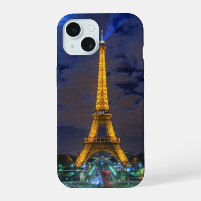 Eiffel Tower iPhone 15 Case (Back)
