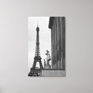 Eiffel Tower is a 19th century iron lattice Canvas Print
