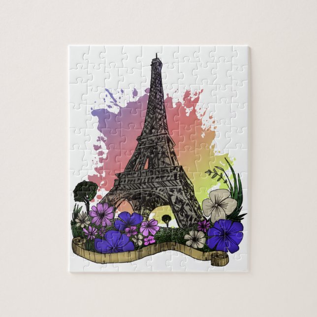 Eiffel Tower Jigsaw Puzzle (Vertical)