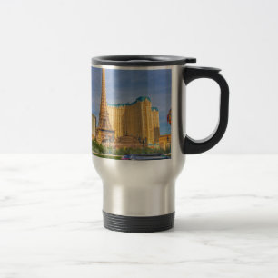 Eiffel Tower Las Vegas Paris Limousine Nevada Travel Mug