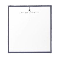 Eiffel Tower Logo Blue Frame