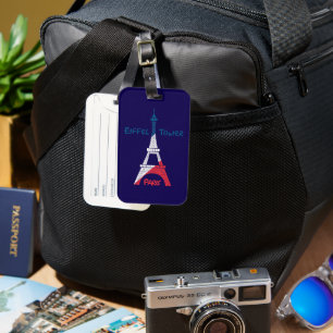 Eiffel Tower Luggage Tag