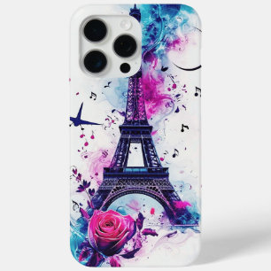 Eiffel Tower & Music iPhone 15 Pro Max Case