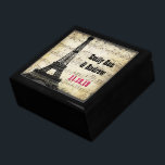 Eiffel Tower Musical Notes Keepsake Jewellery Box<br><div class="desc">Wedding Black Lacquer Keepsake Custom Designer Personalised Jewellery Box or Memory Box Elegant Unique Wedding Anniversary  Christmas Gifts or Valentines Day Gifts</div>