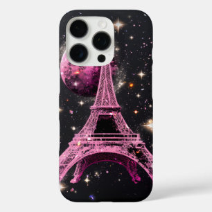 Eiffel Tower Night Moon           iPhone 16 Pro Case