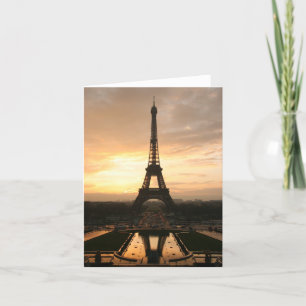 Eiffel Tower Note Card