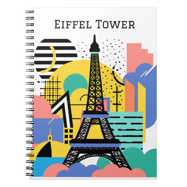 Eiffel Tower Notebook (Front)