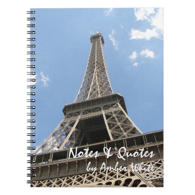 Eiffel Tower Notebook (Front)