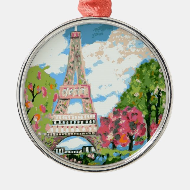 Eiffel Tower Ornament (Front)
