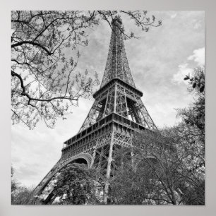 Eiffel tower Panorama Poster