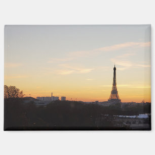 Eiffel Tower Paris at Sunset Magnet