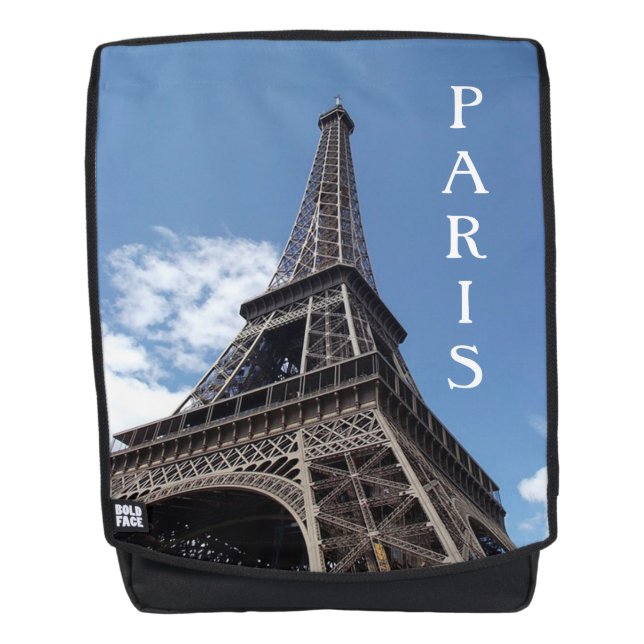 Eiffel Tower Paris Backpack (Front)