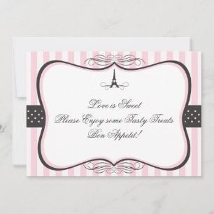 Eiffel Tower Paris Candy Sign