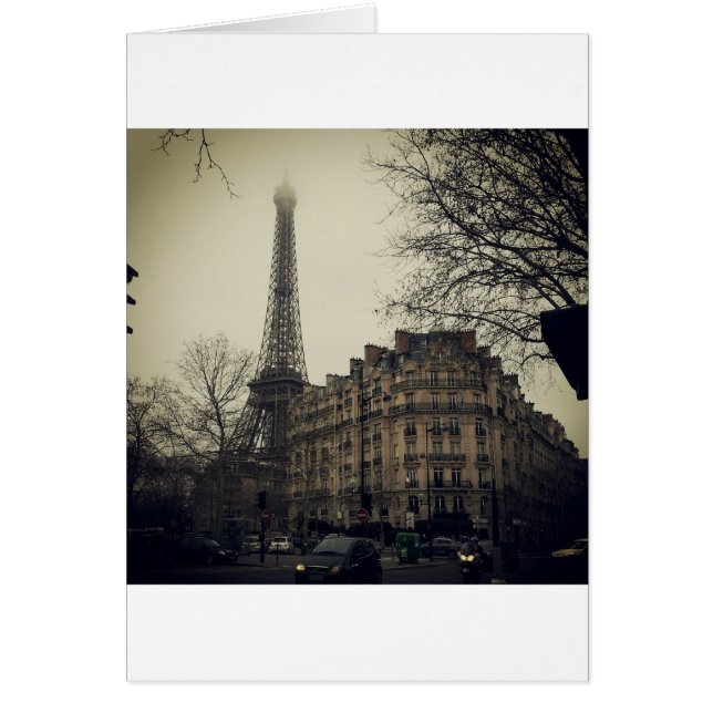 Eiffel Tower Paris City Building Architecture (Front)