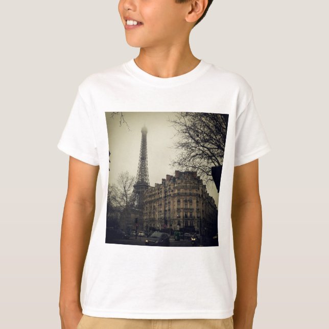 Eiffel Tower Paris City Building Architecture T-Shirt (Front)