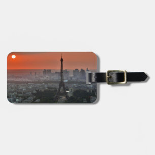 Eiffel Tower Paris Europe Travel Luggage Tag