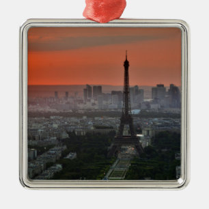 Eiffel Tower Paris Europe Travel Metal Tree Decoration