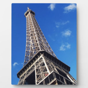 Eiffel Tower Paris Europe Travel Plaque