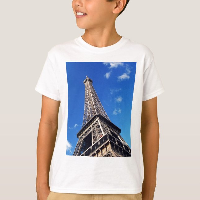 Eiffel Tower Paris Europe Travel T-Shirt (Front)
