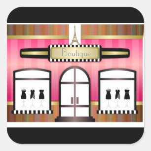 Eiffel Tower Paris Fashion Boutique French Sticker