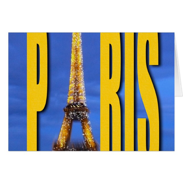 Eiffel Tower Paris France (Front Horizontal)