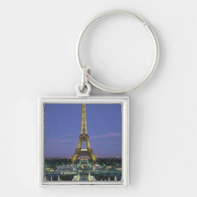 Eiffel Tower, Paris, France 2 Key Ring (Front)