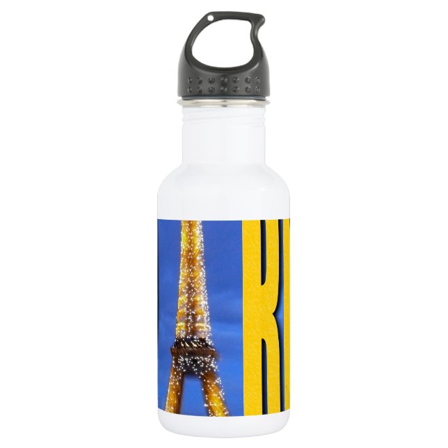 Eiffel Tower Paris France 532 Ml Water Bottle (Front)