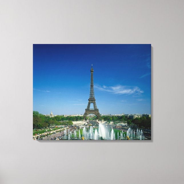 Eiffel Tower, Paris, France Canvas Print (Front)