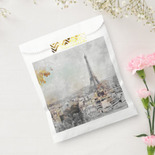 Eiffel Tower. Paris, France Favour Bags