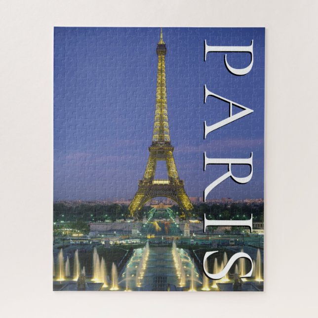 Eiffel Tower | Paris, France Jigsaw Puzzle (Vertical)