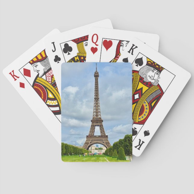 Eiffel Tower - Paris France Playing Cards (Back)