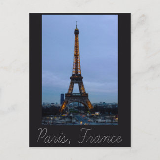 Eiffel Tower, Paris France Postcard