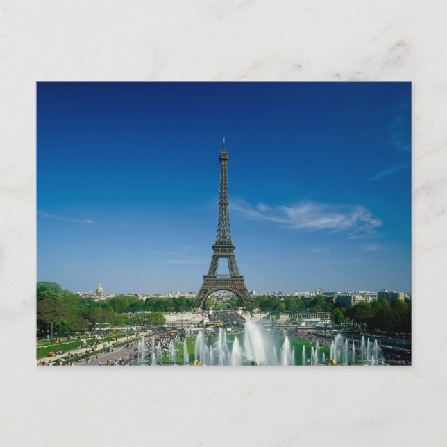Eiffel Tower, Paris, France Postcard (Front)