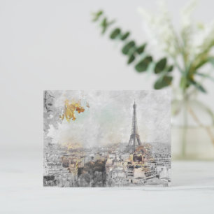 Eiffel Tower. Paris, France Postcard