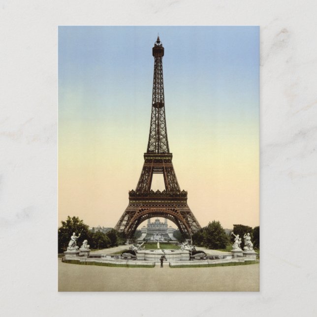 Eiffel Tower, Paris, France Postcard (Front)